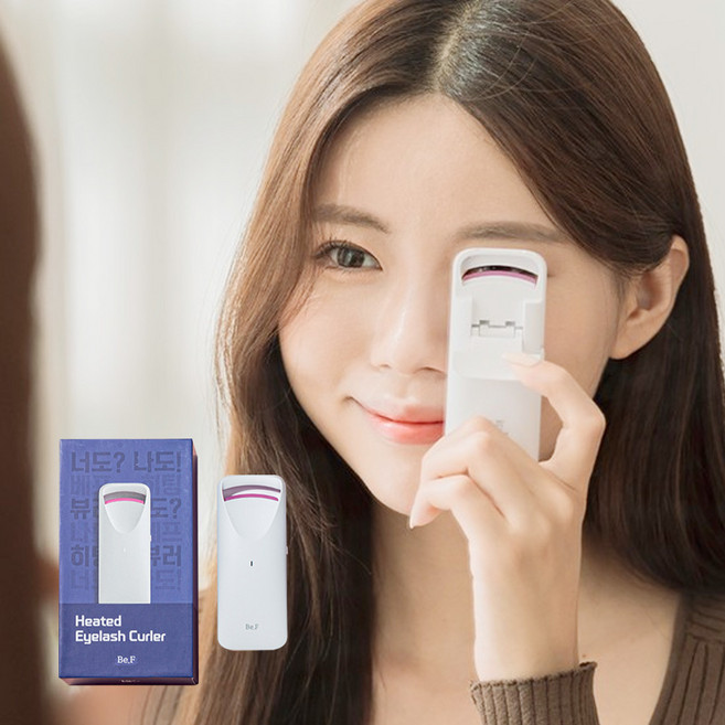 베프 히팅뷰러 속눈썹고데기 매직컬 USB충전, 1개