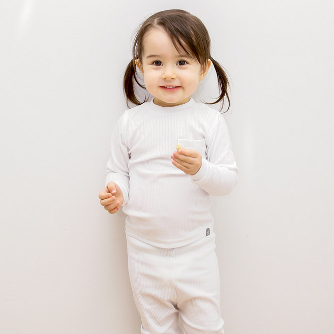 배냇베이비 골지 긴팔 실내복 유아 아기내복 남아 여아 아동 키즈 주니어