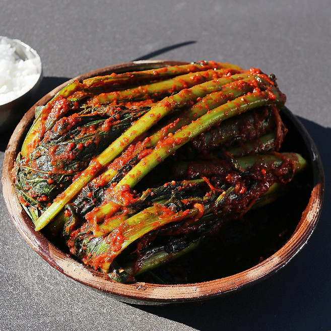 [푸드공작소]전라도 김권태 프리미엄 돌산 갓김치, 1개, 2kg