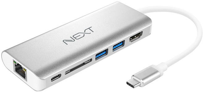 넥스트유 NEXT-316TCH-PD Type-C to HDMI 멀티포트 USB 허브, 1개