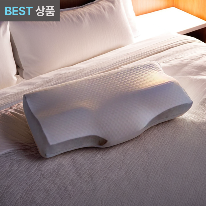 담은일상 프리미엄 C커브 메모리폼 베개 +커버, 1개, 화이트