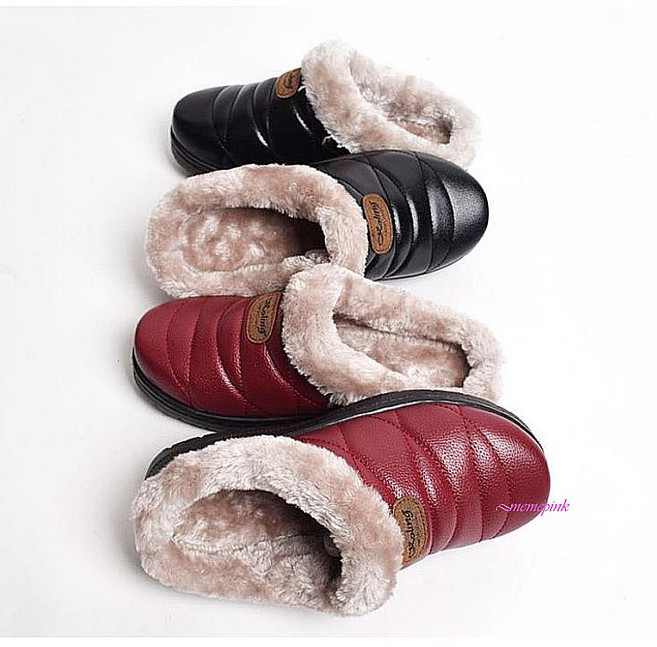 털슬리퍼 겨울 퍼슬리퍼 겨울용 발편한 푹신한 앞막힘 따뜻한 앞코막힌 주방 엄마 식당용 여성yiq712