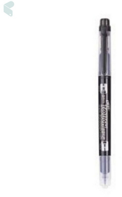 동아 원터치 컴퓨터용 싸인펜 검정 트윈형 1개입 듀얼 헤드 OMR 카드 마킹