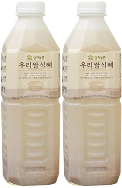 상하농원 우리쌀 식혜, 1L, 2개