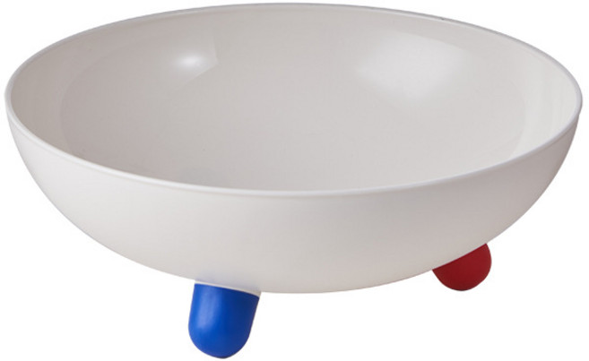 덴넬 다용도 과일트레이 수납보울 간식보관함 디저트쟁반 바구니, 1개, 화이트