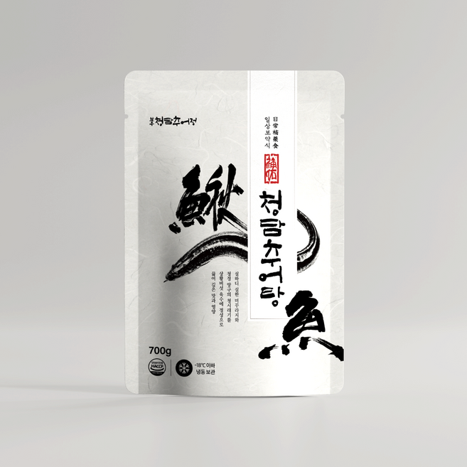 청담추어정 추어탕 6팩 구매(소고기무국 1팩 제공), 6개, 700g