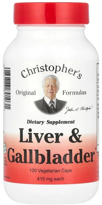 Christopher's Original Formulas 간/담낭 415mg 베지 캡슐 100정 CRO-89103, 1개 - 쿠팡