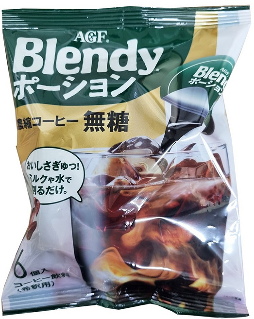 브랜디 포션커피 달지않은맛 6입 액상커피, 18g, 1개입, 6개
