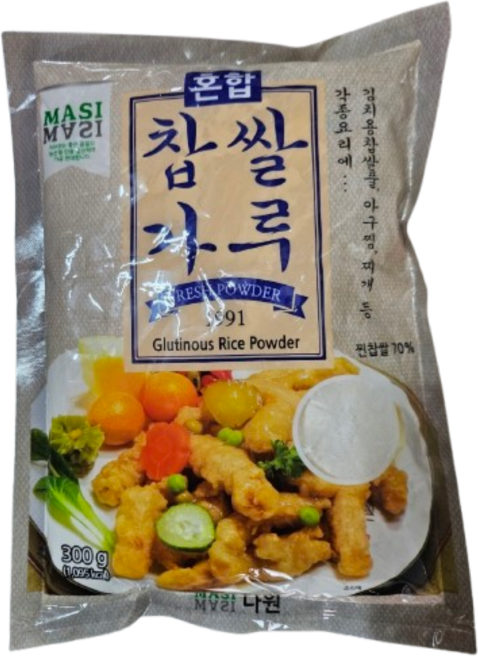 대량 혼합 찹쌀가루 300g 업소용 김치용 아구찜, 25개