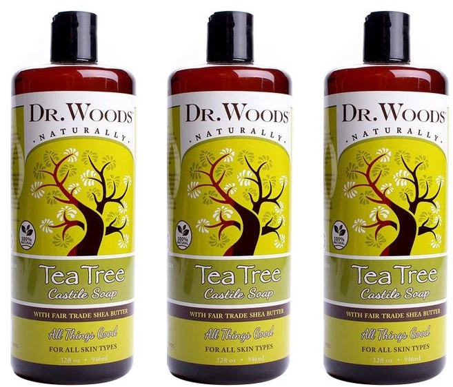 닥터우즈 티트리 카스티야 비누, 946ml, 3개 - 쿠팡