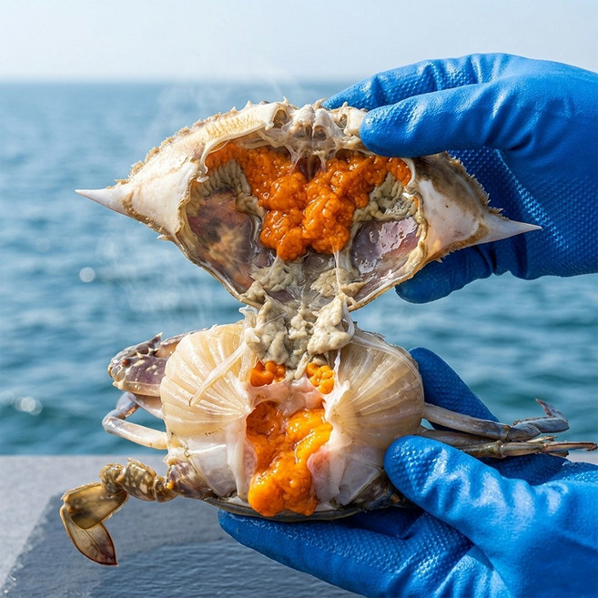 알배기 제철 활 암꽃게 국내산 생물 당일조업, 1박스, 1kg