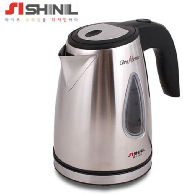 신일전자 무선 스텐 주전자 소형 1리터 SEP-JS10 전기포트 커피포트, SEP-JS10신일무선스텐전기주전자