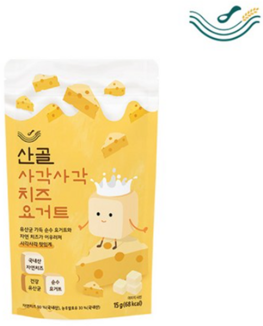 산골 사각사각요거트 치즈 15g 7개, 치즈맛