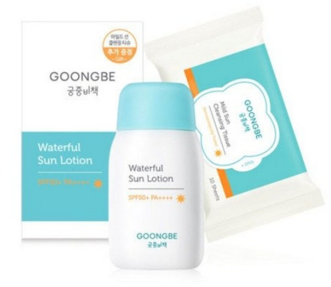 궁중비책 워터풀 선로션 SPF50+ PA++++, 80g, 4개
