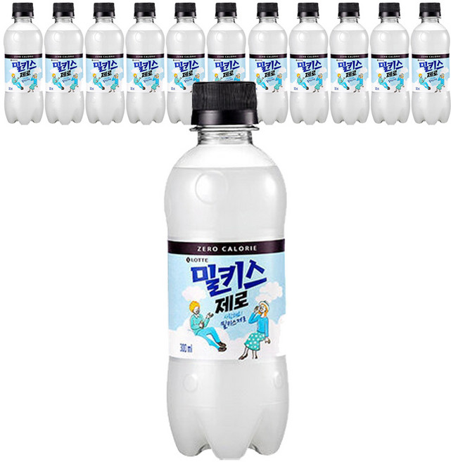 밀키스 제로, 300ml, 12개