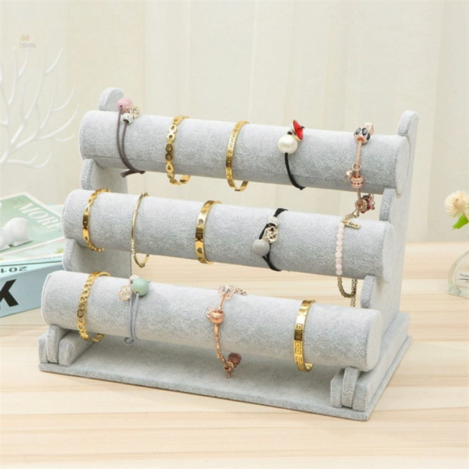 다모아꾸밈 팔찌 진열대 3단 원통팔찌진열대