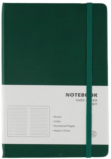 SB 하드커버 A5 만년 다이어리 노트, 그린