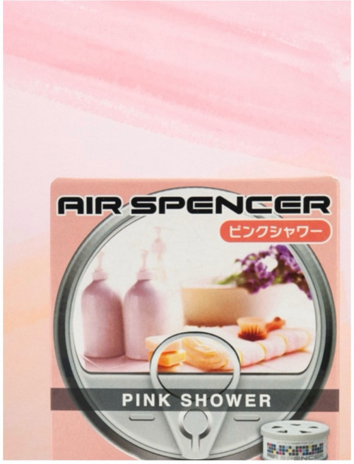 정식수입 영광사 에어스펜서 Air Spencer 고급 차량용 방향제 양면 사용 캔타입 실내 탈취용, 핑크샤워(Pink shower), 1개