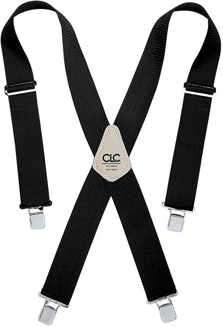 CLC Custom Leathercraft 110BLK 튼튼한 작업용 멜빵 블랙 374404