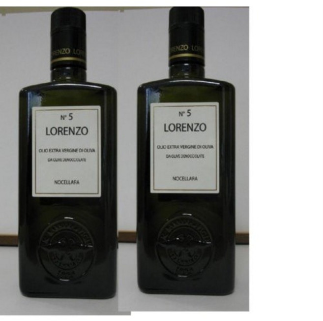 로렌조 N.5 엑스트라 버진 올리브 오일 (500ml 병 2개) Lorenzo N.5 Extra Virgin Olive Oil (2 X 500ml Bottles) (Sicilian, 2개, 500ml