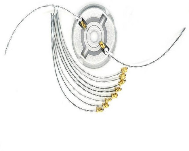 예초기 원판 와이어 ES 효자 예초날 초경량 헤드 강철 리필 10P 알루미늄 줄 잔디, 3세트