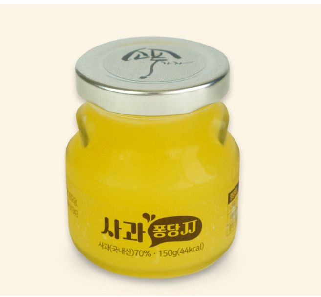 사과퐁당JJ 저당 저칼로리 잼 [원산지:국산], 1개, 150g