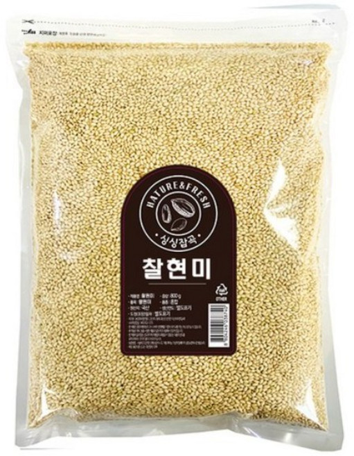 싱싱잡곡 찰현미, 800g, 1개