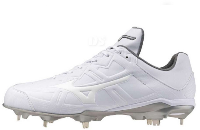 미즈노 버디 징스파이크 일체형징 야구화 화이트 11GM252001