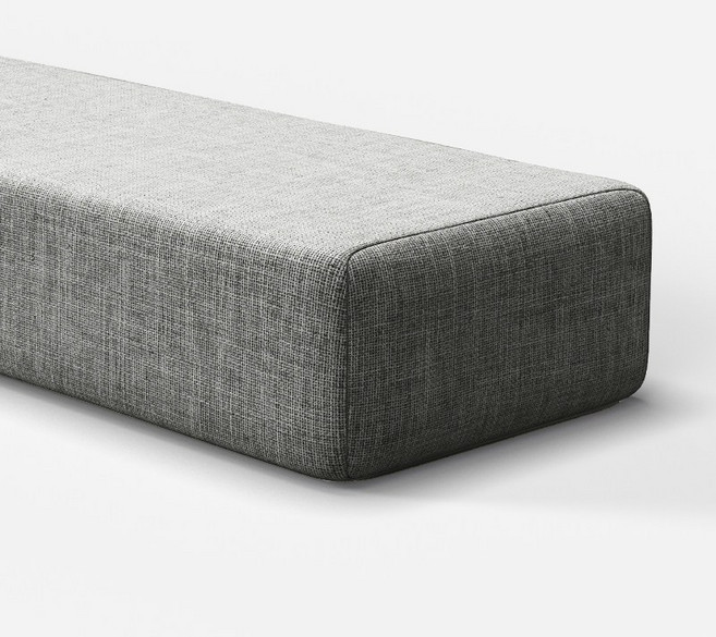 정싱 침대틈새쿠션 침대사이 쿠션 패밀리 침대사이 쿠션 대형 중형 소형, 회색