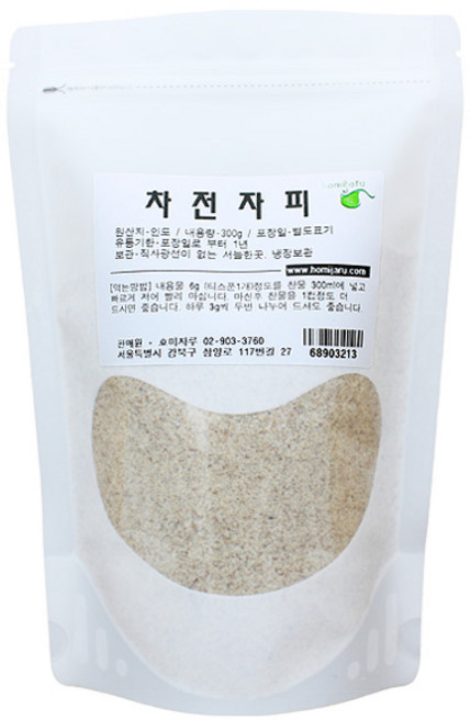 차전자피 600g 무첨가 무카페인 건강분말, 2개, 300g, 300g