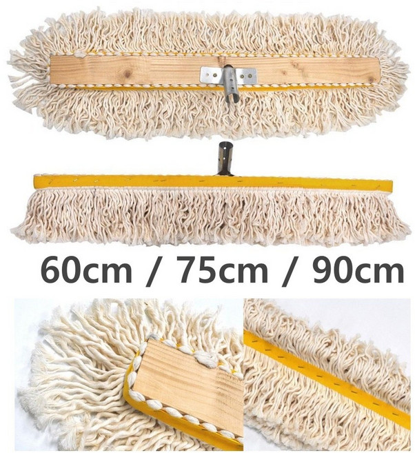빌딩 대리석바닥 먼지제거 밀마포 꼰사 걸레 계단청소 극세사, 밀마포 원사90cm, 1개