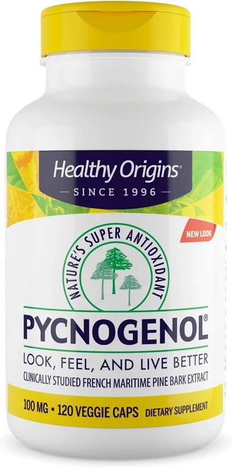 HeaIthy Origins 피크노제놀 강력 항산화제 100mg 베지 캡슐, 2개, 120정 - 쿠팡