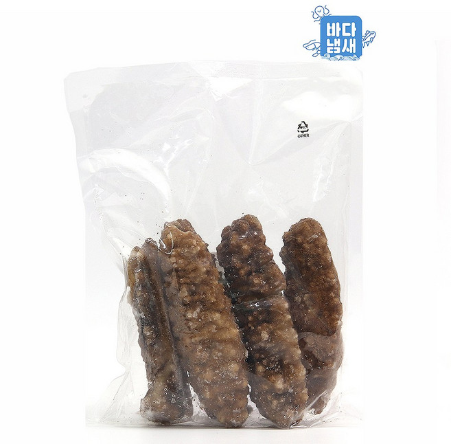 바다냄새 냉동 해삼 원물그대로 급냉동된 루비해삼 420g, 1