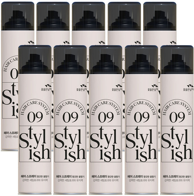 꽃을든남자 헤어케어시스템 헤어스프레이 향긋한꽃향기 300ml, 10개