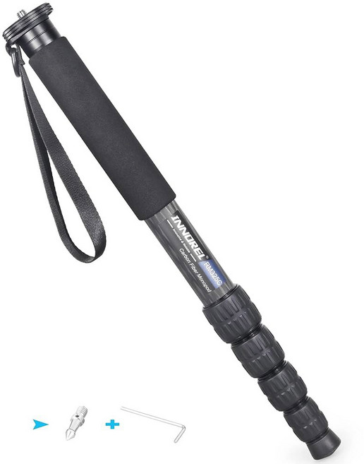 카본 파이버 카메라 모노포드 이노렐 RM325C 프로페셔널 휴대용 컴팩트 경량 여행용 5섹션 캐논 니콘 소니 DSLR 비디오 캠코더 DV 사진 브래킷 로드 26파운드/12kg