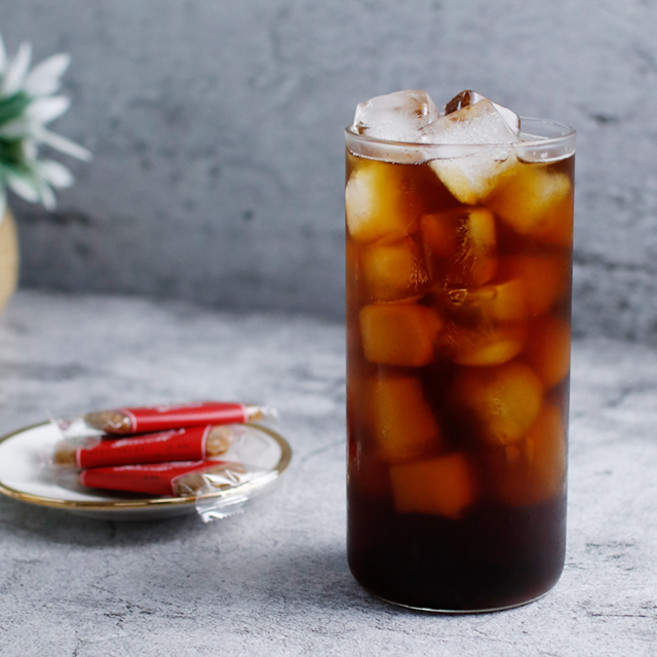 MAKA 내열유리 카페유리컵 롱머그컵, 일자컵 500ml(C04), 1개