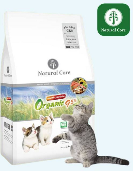 네츄럴코어 고양이 유기농 멀티95 기능성 사료, 피부/피모, 5.6kg, 1개