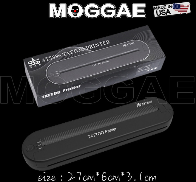 MOGGAE ATS886 紋身轉印機 熱感應複寫機, 1個, 輕便型轉印機免接任何線也能用（新款）