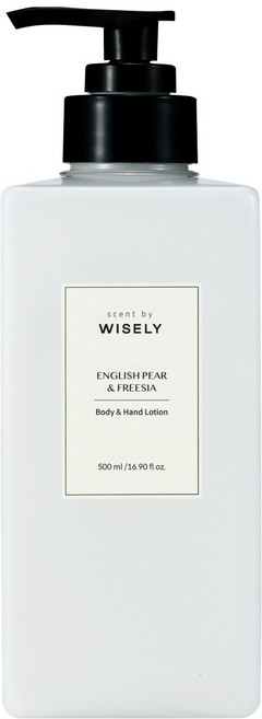 와이즐리 잉글리쉬페어 앤 프리지아 끈적임 없는 바디로션, 1개, 500ml