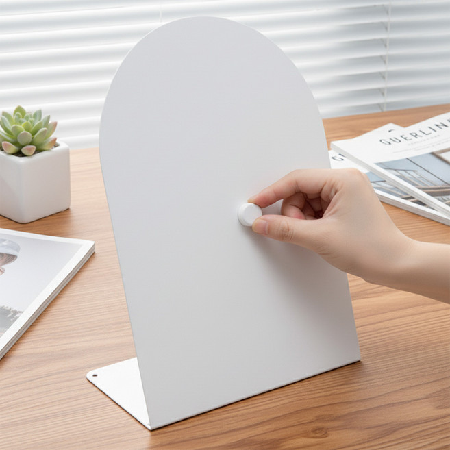 디그램 책상위 정리 철제 자석 메모 보드, 스틸