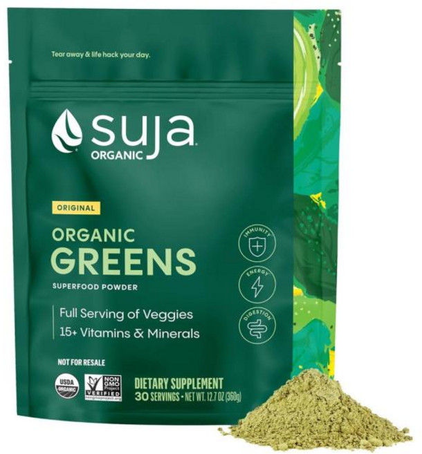 Suja 수자 오가닉 그린 파우더 360g, 1개