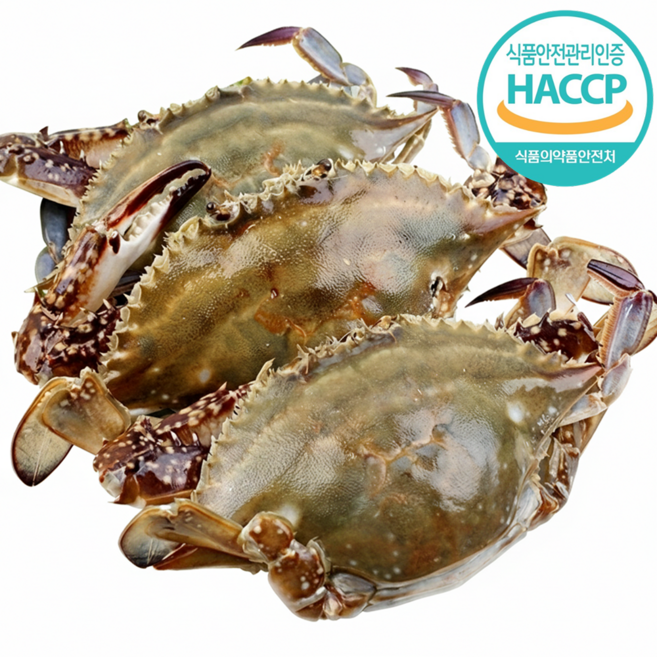 [마지막찬스!] 살수율보장 연평도 냉동 암꽃게, 1박스, 1kg 3-5마리