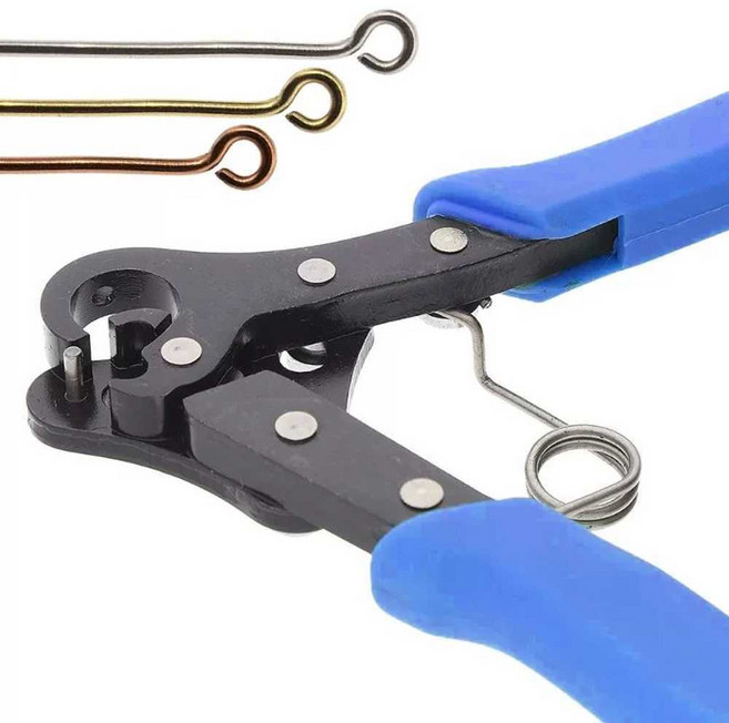 9핀 롤링 바늘 펜치 둥근 C링 쥬얼리 비즈 핸드메이드 내경 1.5mm ... 1개, 내경 1.5mm  9핀 플라이어