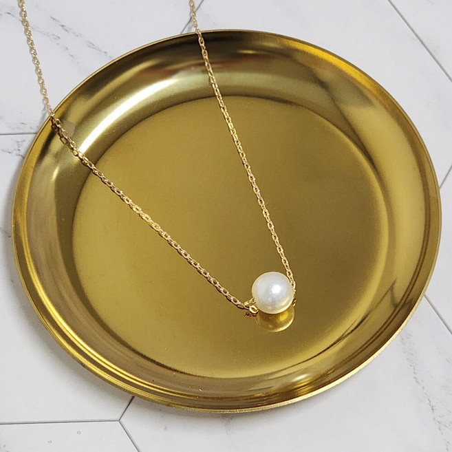 14k 담수진주 주얼리패션 2mm 목걸이