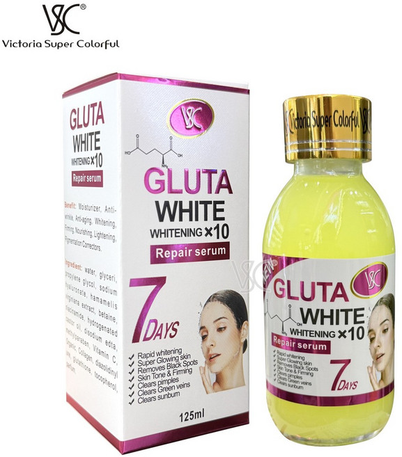 Victoria Super Colorful 熊果苷修護精華液 淡化黑色素, 1個, 谷胱甘肽血清125ml