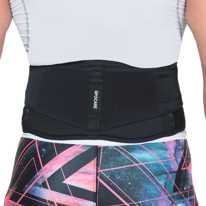 스포케어 국산 서포트 허리보호대 허리복대 SC4910, 블랙, 1개