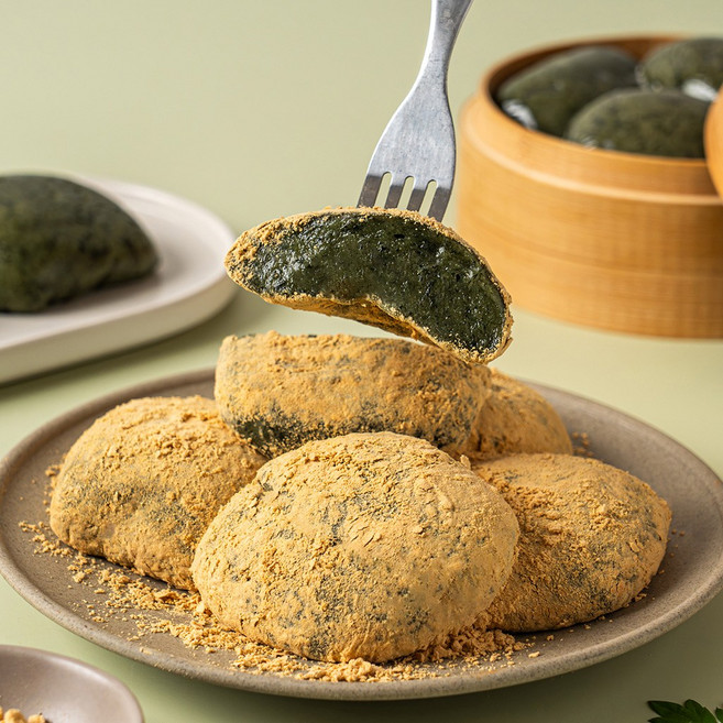 삼산떡방앗간 땅끝해남해풍쑥떡 쑥인절미 일반찹쌀, 일반찹쌀 4kg, 4kg, 1박스