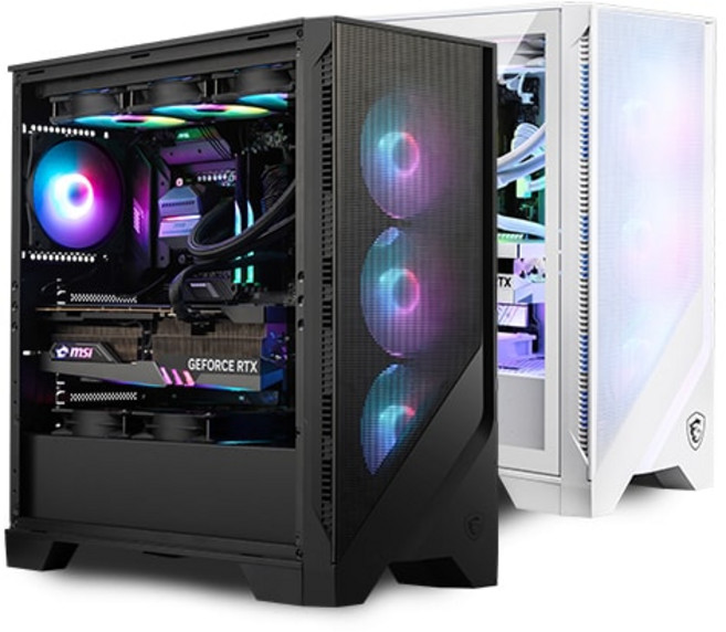 MSI MAG 포지 320R 에어플로우 (블랙) pc케이스, 1개