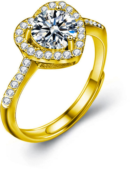 GRA 인증서 모이사나이트 1캐럿 스퀘어 반지 여성용 소장가치 있는 고급스러운 경량 럭셔리 스타일 주얼리+ 기프트 박스