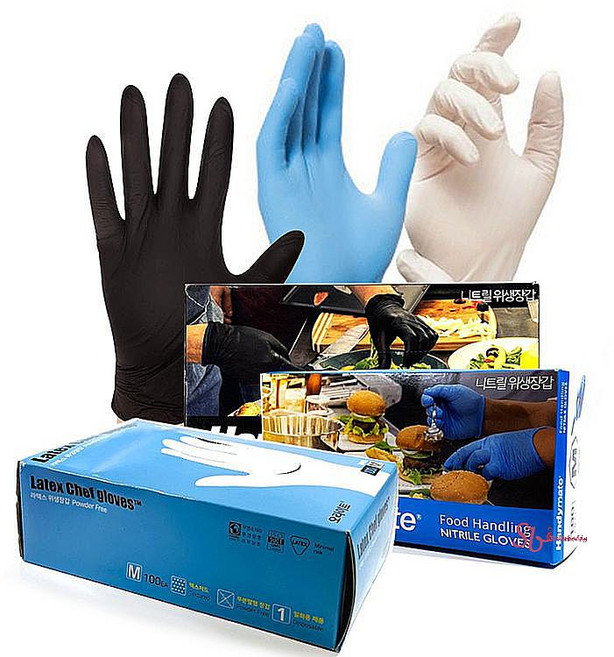 니트릴장갑 셰프 요리장갑 라텍스 위생장갑 알러지프리 우크요리장갑lmn916, 1개, 소(S)